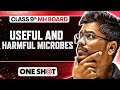 ⚡Useful and Harmful Microbes in One Shot | Class 9 Science 2 (Biology) | Maharashtra Board