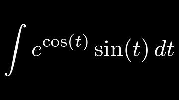 Integral of e^(cos(t))sin(t)