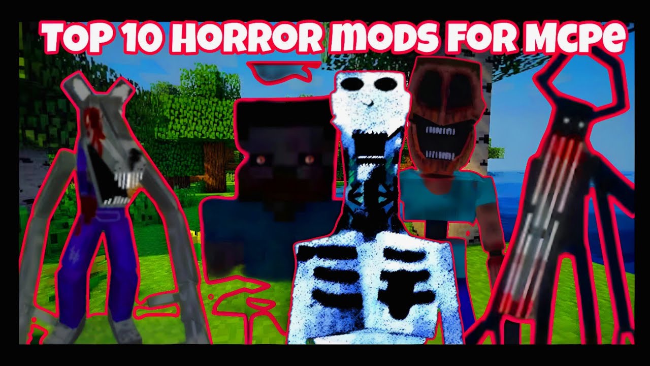 TOP 10 Horror mods for Minecraft Pe/Be