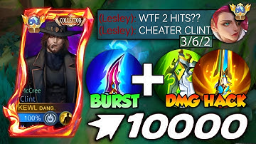 TOP GLOBAL CLINT NEW 2 HITS BUILD 2025 INSTANT DELETE!!! (clint best build 2025!) - MLBB