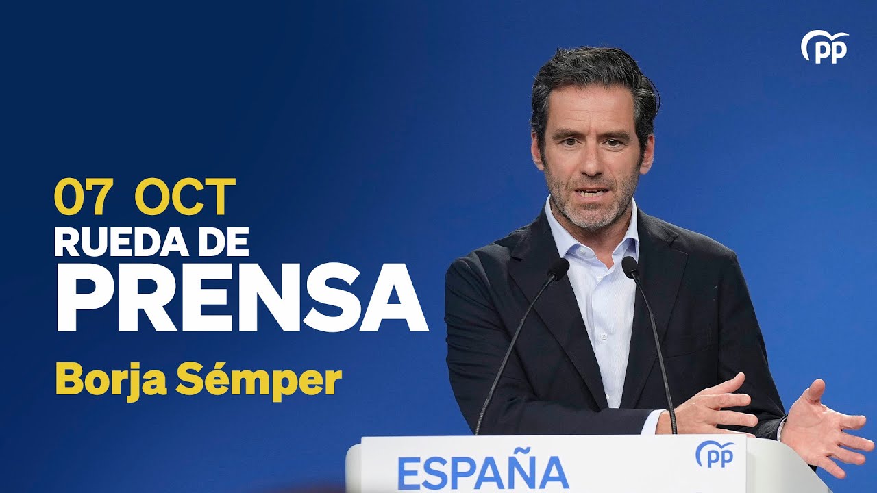 Borja Sémper ofrece una rueda de prensa - YouTube