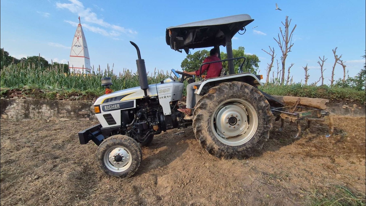 Mitti Mein Fas Gaya Tractor! 💥 Heavy Cultivator Challenge | Eicher 380 Power