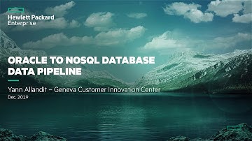 Oracle to NoSQL database data pipeline