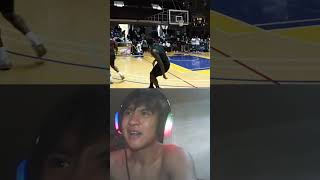 Bro cooking!?🥶#basketball #streetball #ballislife #reaction