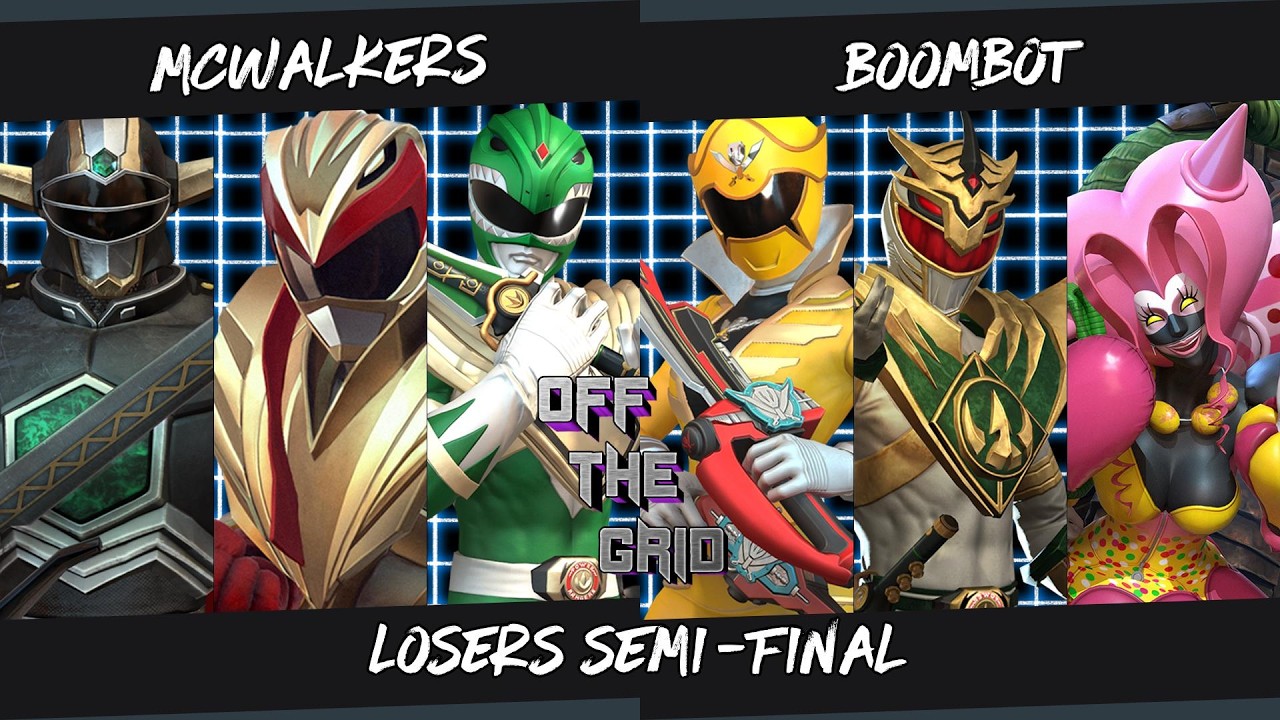 Losers Semi-Final - McWalkerS VS boombot | Off The Grid Power Rangers ...