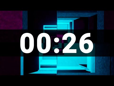 26 Second Timer with Cool Upbeat Music for Kids, Chill Instrumental Countdown