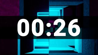 26 Second Timer with Cool Upbeat Music for Kids, Chill Instrumental Countdown