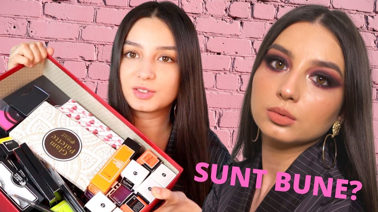 TESTAM PRODUSELE MUP & SMOKEY EYES LOOK - MAKEUP & REVIEW