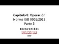 Capítulo 8: Operación - Parte 2 | Curso Virtual | Ibet Bustamante |