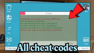 All Terminal Codes In SchoolBoy Runaway!