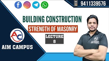 BUILDING CONSTRUCTION LECTURE 8#STRENGTH OF MASONRY JOINTS #UJVNL#DRAFTSMANSSCJE