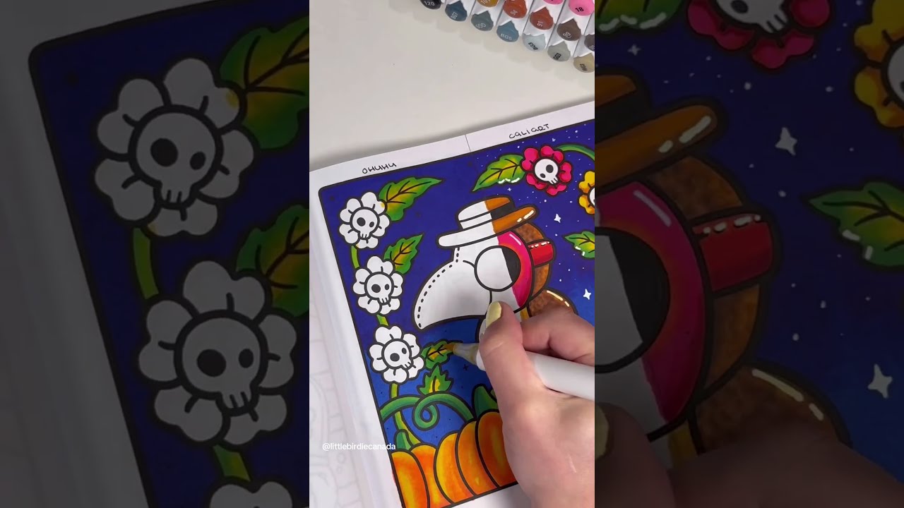 Battle Of The Markers ROUND 3 Coloring Colouring Art Kids Challenge Asmr Diy