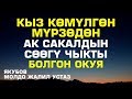 Кыз көмүлгөн мүрзөдөн ак сакалдын сөөгү чыкты (болгон окуя)