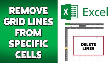 How To Remove Grid lines From Specific Cells In Excel 2024 | Delete Grid lines On Excel