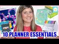 10 PLANNER ESSENTIALS AND PLANNING MUST HAVES 2020