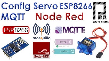 Tutorial ESP8266 Control Servo  MQTT Node-Red  IoT #4 : PDAControl