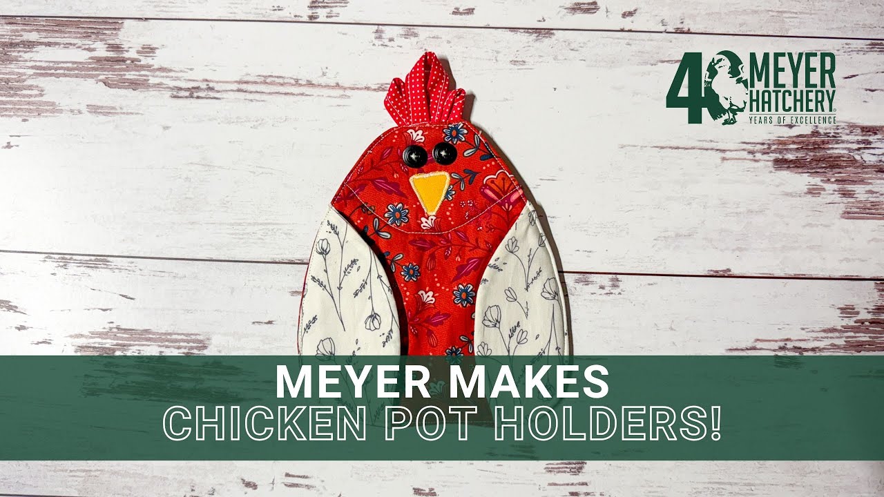 Meyer Makes - Chicken Pot Holders! - Throwback Video!