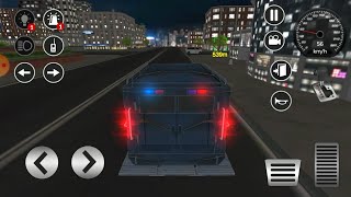 Armored Police truck driving simulator | Armored android gameplay | truck police ep00370 screenshot 1