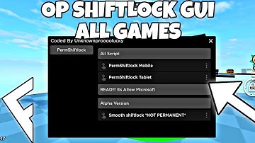 OP SHIFTLOCK GUI FOR ALL GAMES | ARCEUS X • DELTA • FLUXUS • HYDROGEN