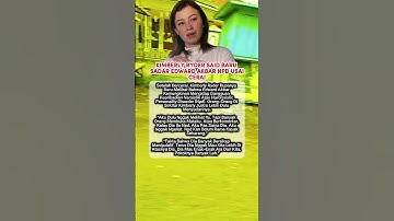 KIMBERLY RYDER SAID BARU SADAR EDWARD AKBAR NPD USAI CERAI #shorts #beritaterkini #trending