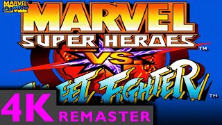 Marvel Super Heroes Vs. Street Fighter - REMASTERED [4K HD] INTRO screenshot 2