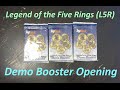 Legend of the Five Rings (L5R) Demo Booster Pack Opening (L5R) Cracking CCG Card Games