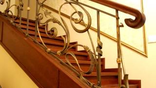 видео Купить кованые перила для лестниц цена | Заказать кованые перила для крыльца | Москва