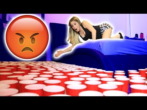 girlfriend-wakes-up-to-thousands-of-cups-*prank*