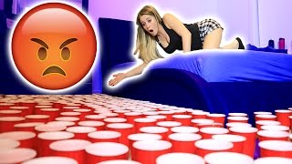 GIRLFRIEND WAKES UP TO THOUSANDS OF CUPS *PRANK*