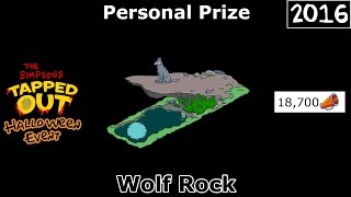 TSTO - Halloween Event | Wolf Rock | Personal Prize (2016)
