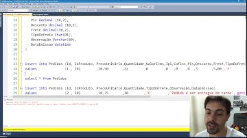Aula 08 - Exclusão de tabelas, Criação de Tabelas com constraints