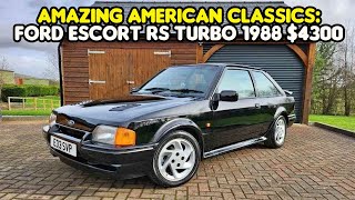 Amazing American Classics: Ford escort RS Turbo 1988 $4300 Available on Facebook Marketplace