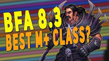 BfA 8.3 BEST CLASS FOR MYTHIC+ PREDICTIONS (Tanks | DPS | Healers) New M+ Affix & WoW 8.3 Changes