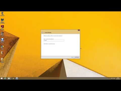 Windows 8.1 - Create Desktop Shortcut To A Website