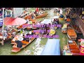 Largest floating market  damnoen saduak  floating market in bangkok thailand