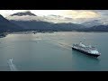 Best of Alaska ~ Holland America cruise ship leaving Seward