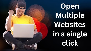 How to Open Multiple Websites with One Click