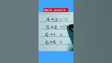 Math puzzle #shortsfeed #math #simplicity #logic