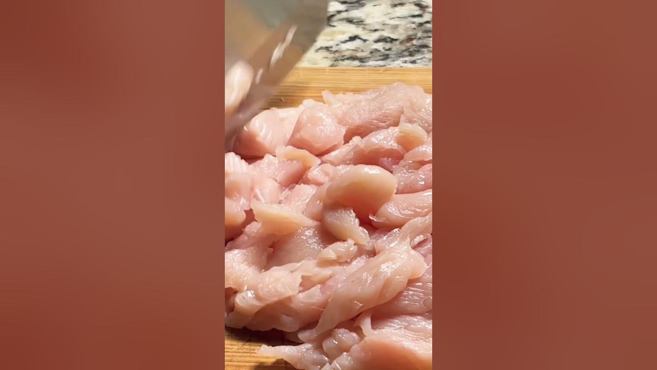 HOW TO CHOP CHICKEN BREAST 👍 shorts YouTube