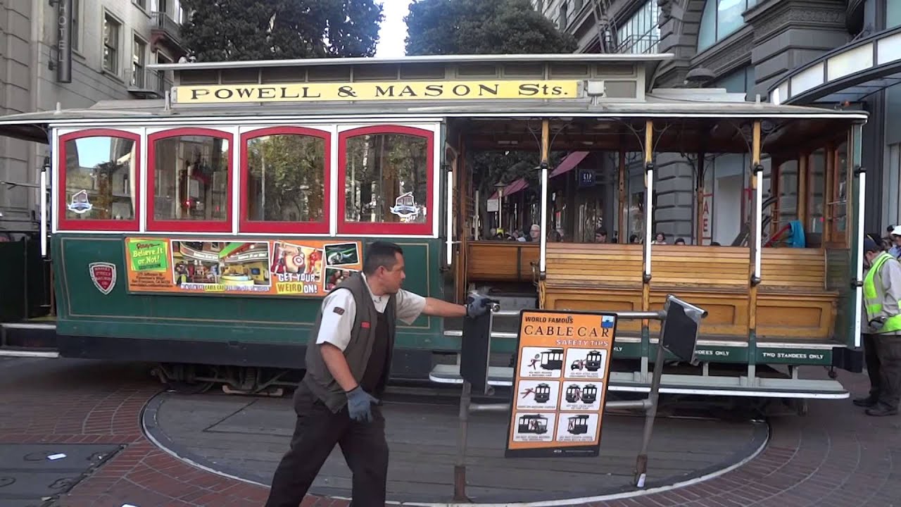 Bay and Taylor cable car turnaround YouTube