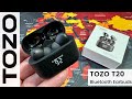 Tozo t20  bluetooth earbuds with dual mic call noise cancelling