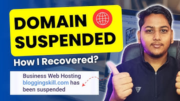 How I Recover My Suspended Domain
