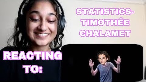 Timothee Chalamet- Statistics ||Reaction