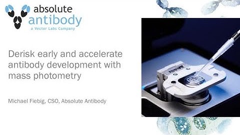 Derisk early and accelerate antibody development with mass photometry -column-free aggregation...