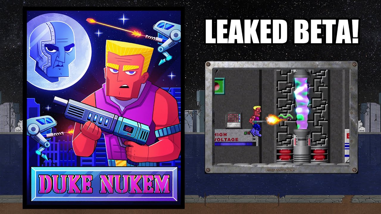 [ LEAKED! ] OFFICIAL DUKE NUKEM 1 HD REMASTER FIRST GAMEPLAY 4K