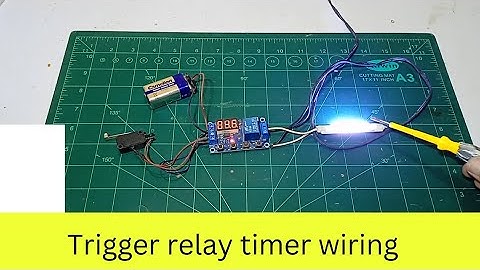 Trigger Timer Module wiring and setting HCW-M421 for Arduino and other projects