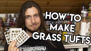 Miniature Painting Tutorial: How to Make Your Own Grass Tufts