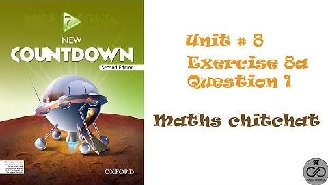 Countdown Mathematics Class 7th  | Unit 08 | Oxford Mathematics | Maths ChitChat