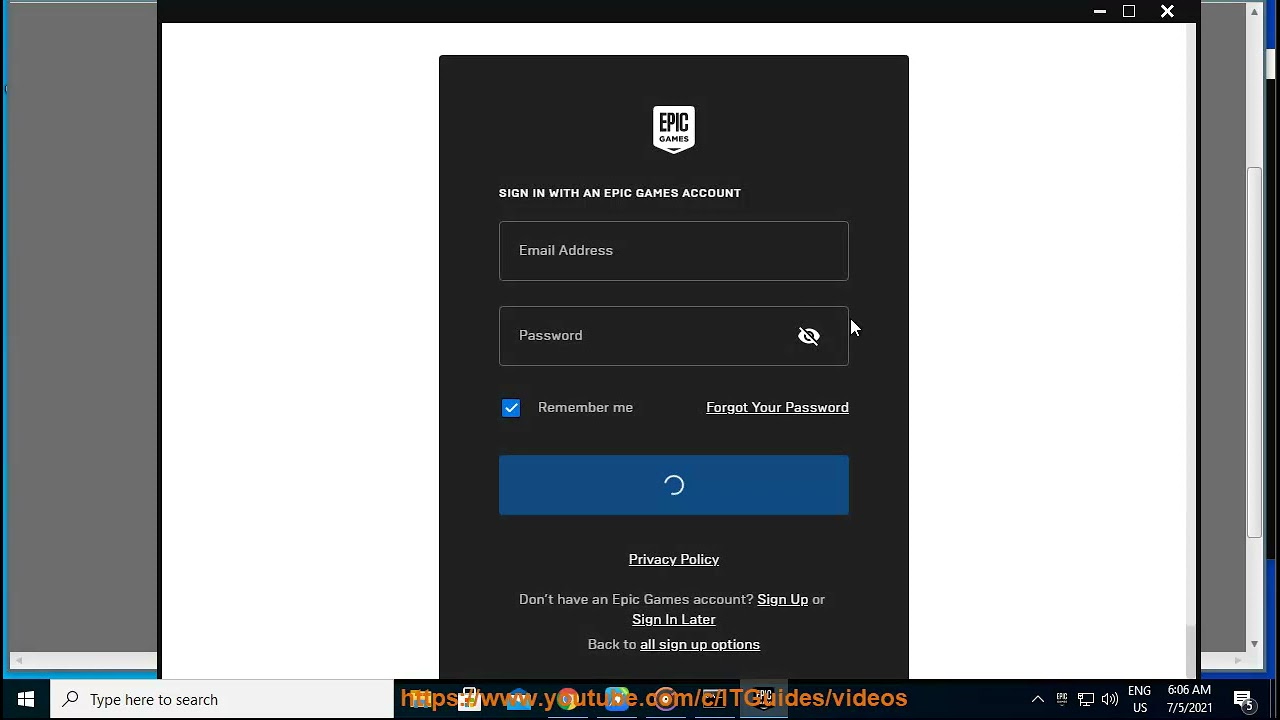 Fix Epic Games Launcher LS-0003: You're not signed into Epic Games Launcher  - YouTube