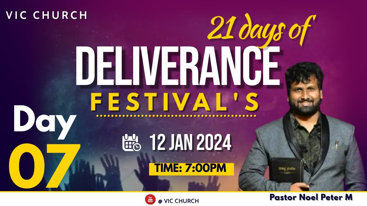 Deliverance Festivals DAY6 11.01.2024 PASTOR NOEL PETER M